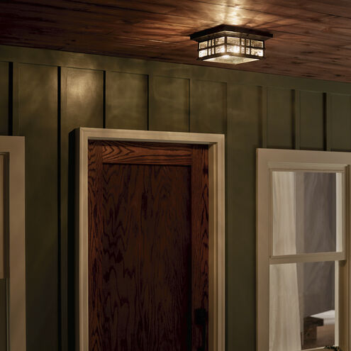 Beacon Square 2 Light 12 inch Olde Bronze Outdoor Flush & Semi Flush Mt